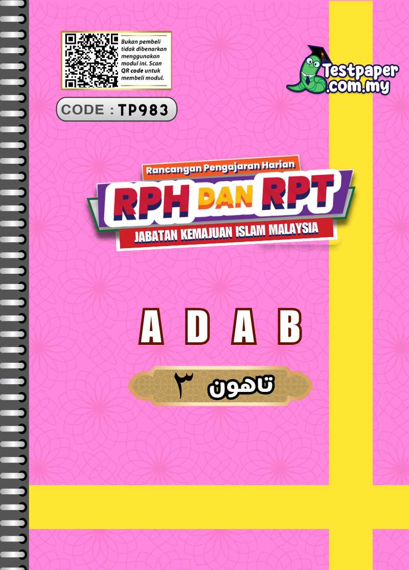 TP983 - RPH RPT Tahun 3: Adab KAFA JAKIM