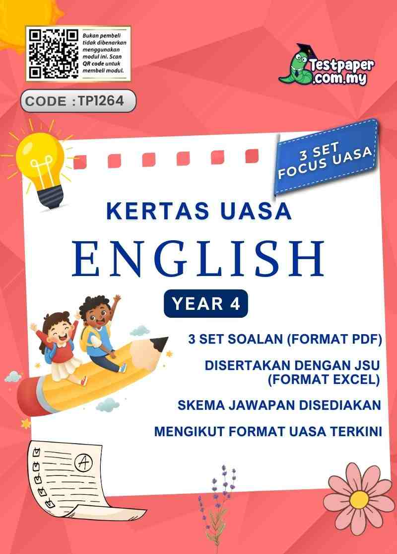TP1264 - English Year 4 : 3 Set Focus UASA