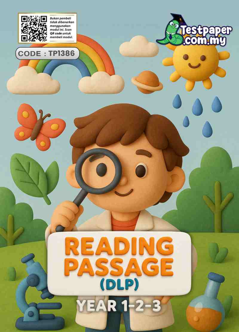 TP1386 - Science Year 1, 2, 3 : Reading Passage (DLP)