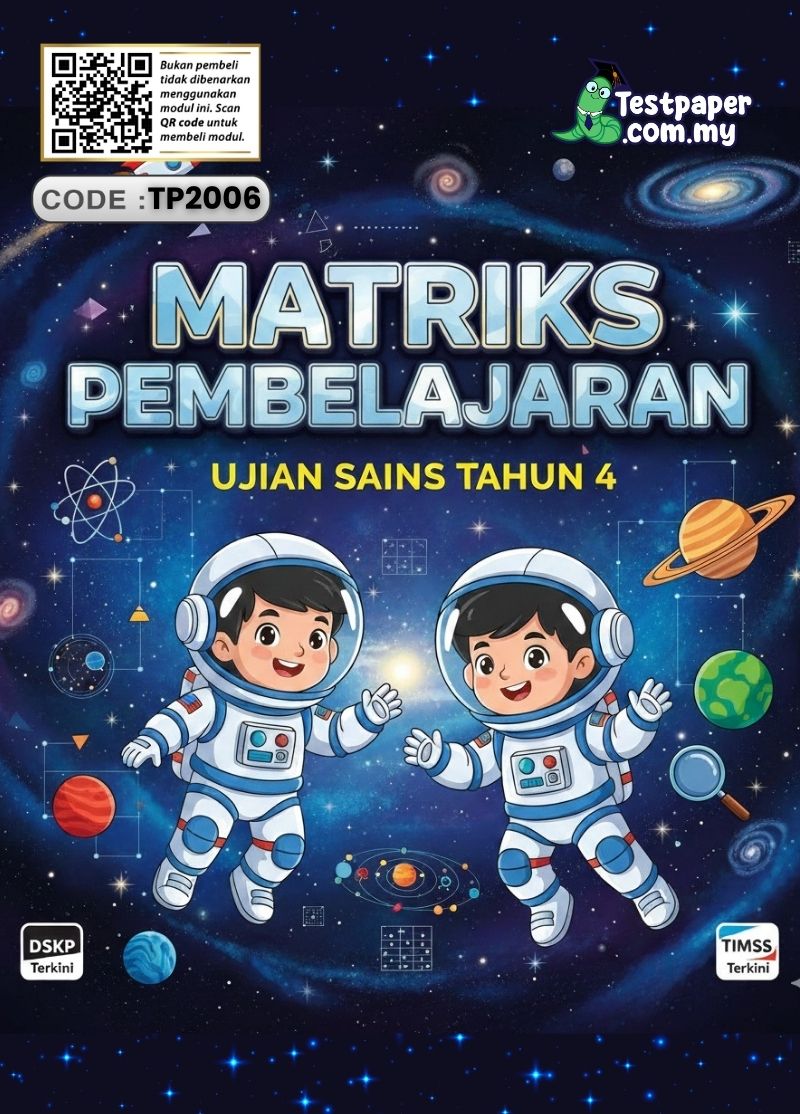 TP2006 - Sains Tahun 4 : Matriks Pembelajaran Malaysia 2026