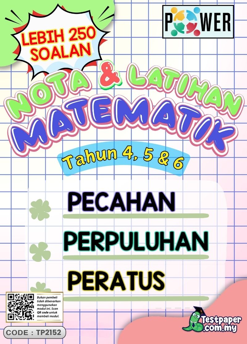 TP2152 - Matematik Tahun 4, 5 dan 6 : E-Book Power Pecahan, Perpuluhan ...