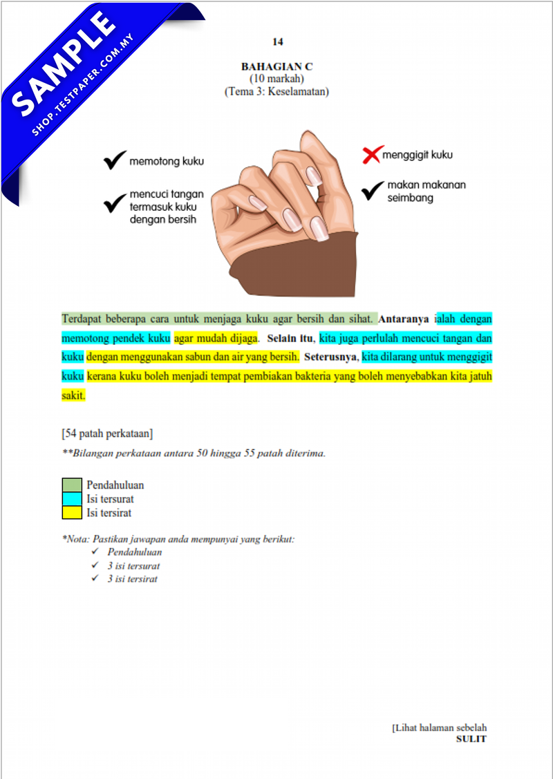 TP606 - Bahasa Melayu Tahun 5 : Success UPSA 2025